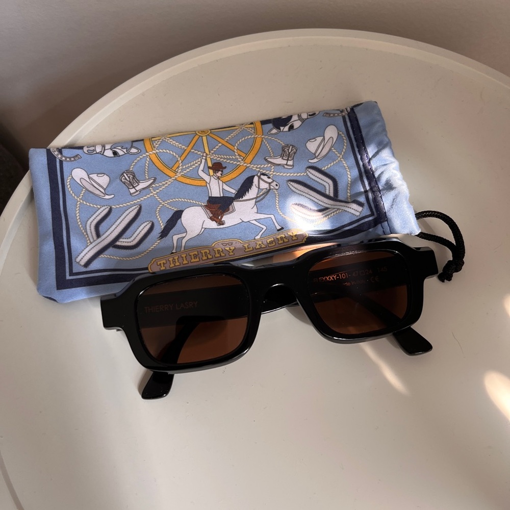 Unisex Thierry Lasry Flexxxy Sunglasses Custom Tinted Brown Lens